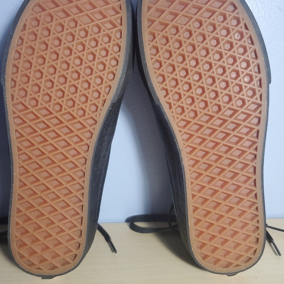 Vans Old Skool Black And shiny Blue Line Woman Size 7.5 new * no box* - Picture 7 of 7